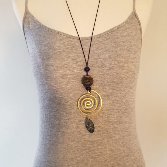 BUNDLE: Pendant Minimalistic Handmade Bohemian Adjustable Necklaces - Picture 15 of 15